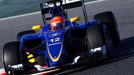 Sauber's Felipe Nasr