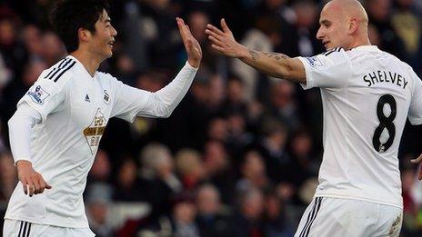 Swansea goalscorers