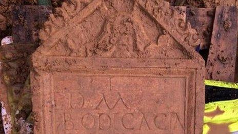 Roman tombstone