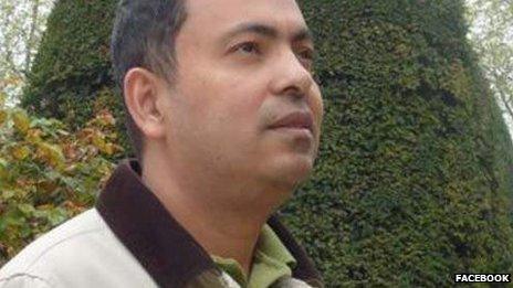 Avijit Roy, picture from 2012 from Facebook