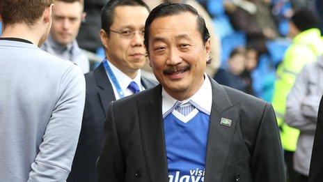 Cardiff City owner Vincent Tan