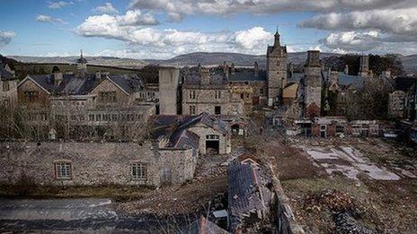 View of North Wales Hospital