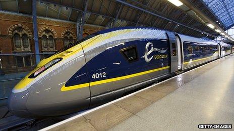 Eurostar's brand new e320 train