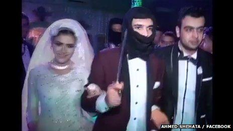 Wedding video still