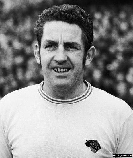 Derby County FC player Dave Mackay, 10th February 1970