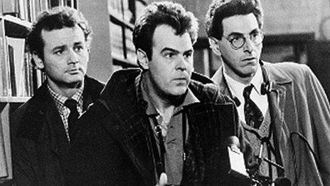 Bill Murray, Dan Aykroyd and Harold Ramis in Ghostbusters