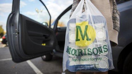 Morrisons shopping bag