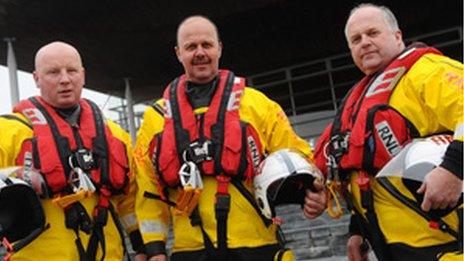 Derek Pusey, Leonard Walters and Clive Williams