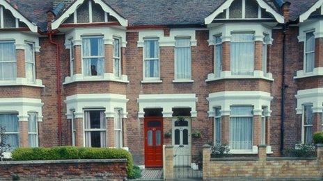 Terraced housing in Bristol