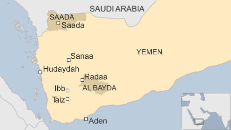 Map of Yemen