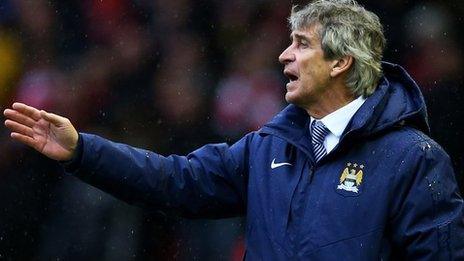 Manchester City manager Manuel Pellegrini