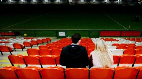 Lights go out at the Athletic Grounds