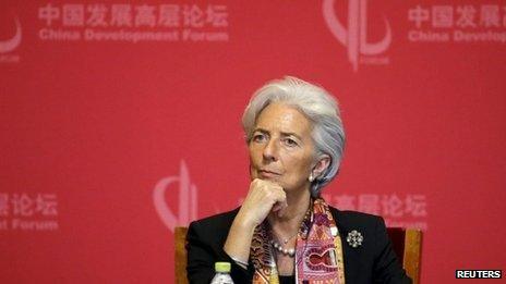 Christine Lagarde in China