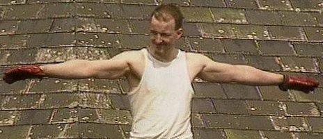 Paul Taylor on the roof of Strangeways