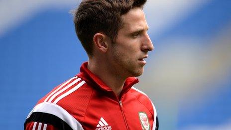 Joe Allen of Liverpool and Wales