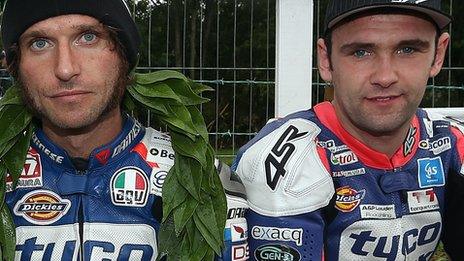 Guy Martin and William Dunlop