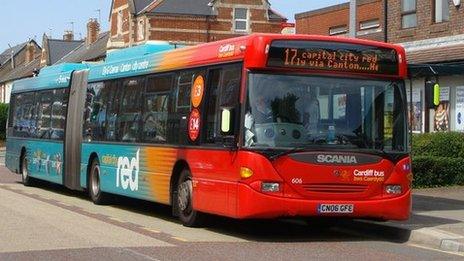 A Cardiff bus