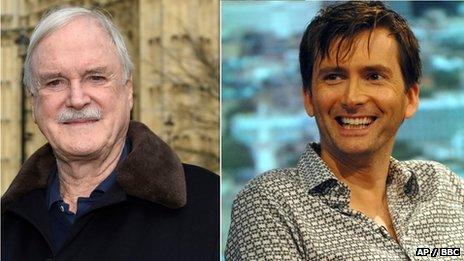 John Cleese, David Tennant