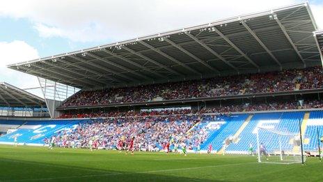 New stand at Cardiff City Stadium