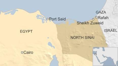 Map of Sinai 02 April 2015