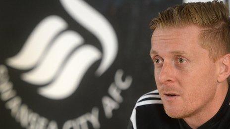 Swansea City manager Garry Monk