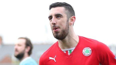 Joe Gormley of Cliftonville