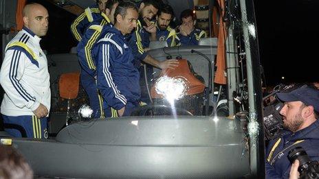 Fenerbahce team bus