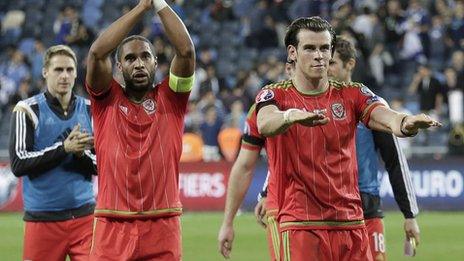 Ashley Williams and Gareth Bale