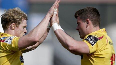 Scarlets celebrate