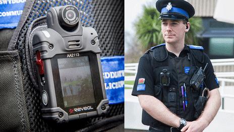 PCSO Gethin Chapman with his body camera