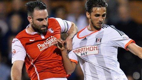 Fulham's Bryan Ruiz