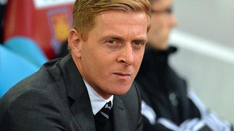 Swansea City manager Garry Monk