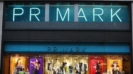 Primark store in central London