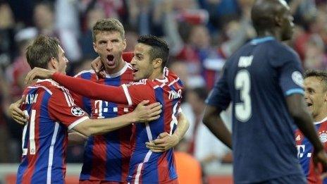 Bayern Munich celebrate