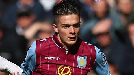 Jack Grealish of Aston Villa