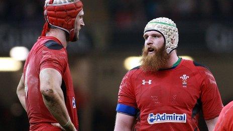 Luke Charteris and Jake Ball