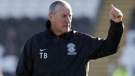 Hibernian boss Terry Butcher