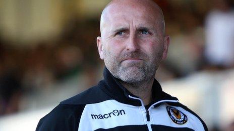 Newport County interim boss Jimmy Dack