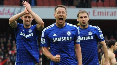 Gary Cahill, John Terry, Branislav Ivanovic