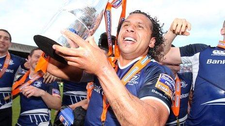 Isa Nacewa ended his first stint with Leinster by winning the Pro12 title in 2013