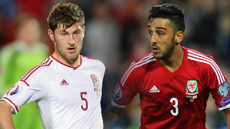 Ben Davies and Neil Taylor