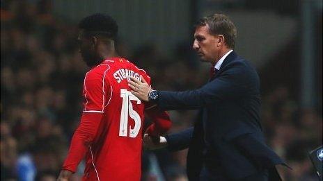 Daniel Sturridge and Brendan Rodgers