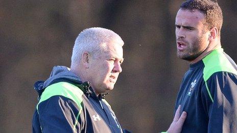 Warren Gatland and Jamie Roberts