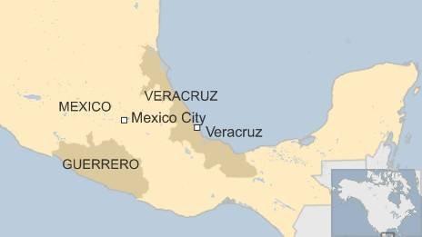 Map of Mexico