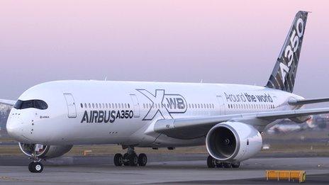 The A350 XWB has more than 1,000 3D-printed parts