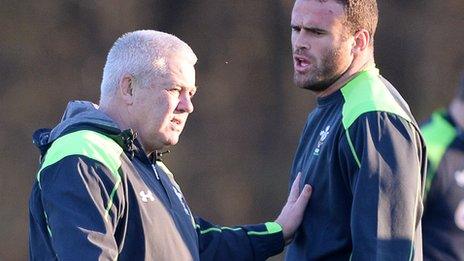 Warren Gatland and Jamie Roberts