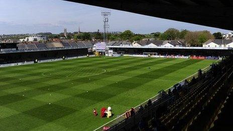 Torquay United's Plainmoor ground