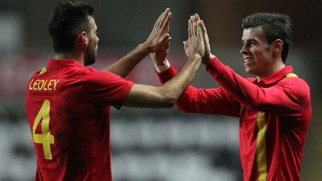 Joe Ledley and Gareth Bale
