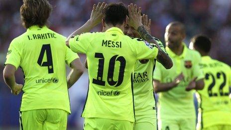 Barcelona celebrate