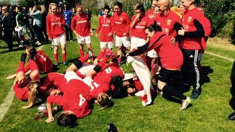 Jersey women's football team